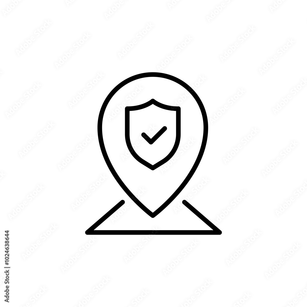 Travel insurance outline icons, minimalist vector illustration ,simple transparent graphic element .Isolated on white background Travel insurance outline icons, minimalist vector illustration ,simple transparent graphic element .Isolated on white background