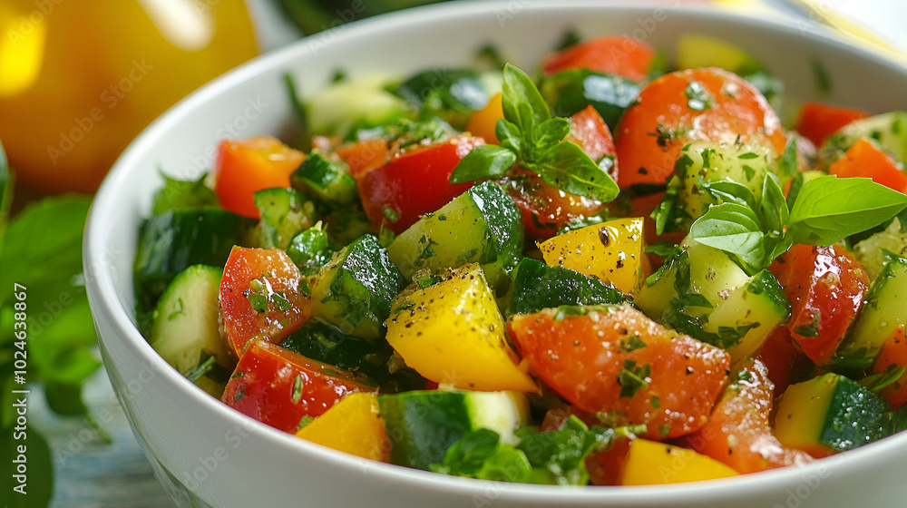 mixed salad with tomatoes, cucumbers, and delicious herbs,A bowl of a salad with tomatoes, onions and other vegetables,Fresh vegetable salad with tomato, onion, cucumber, pepper and parsley
mixed salad with tomatoes, cucumbers, and delicious herbs,A bowl of a salad with tomatoes, onions and other vegetables,Fresh vegetable salad with tomato, onion, cucumber, pepper and parsley