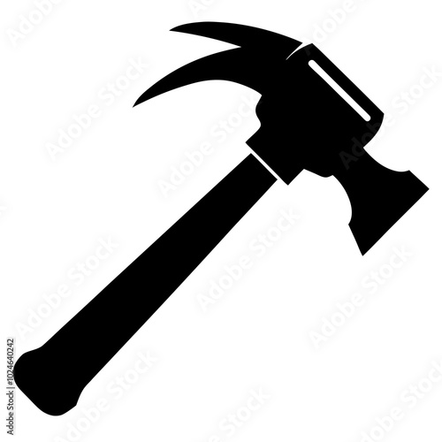 Hammer Silhouette vector illustration