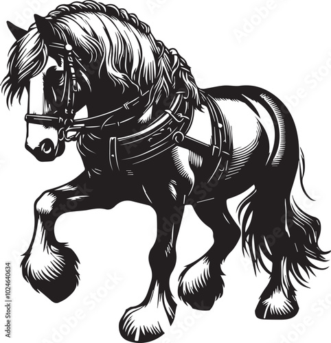Cheval Canadian Vector