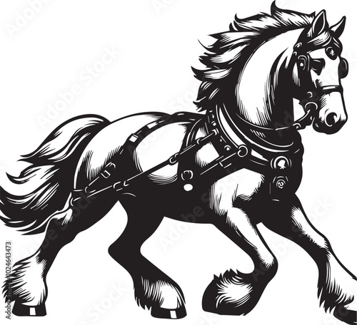 Cheval Canadian Vector