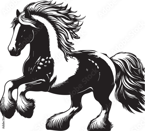 Cheval Canadian Vector