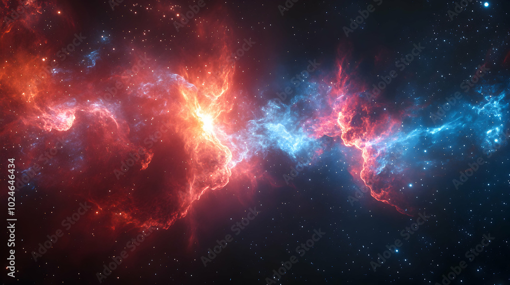 Fototapeta premium space nebula background