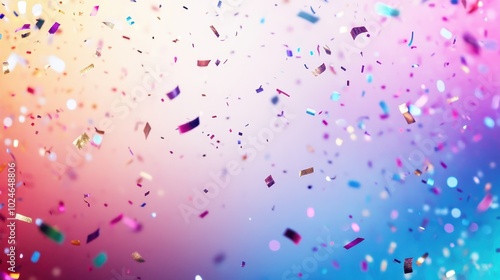 Colorful Confetti Celebration Background