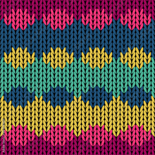Knitted background pattern wallpaper knitting decorative print handmade textile knitting handiwork