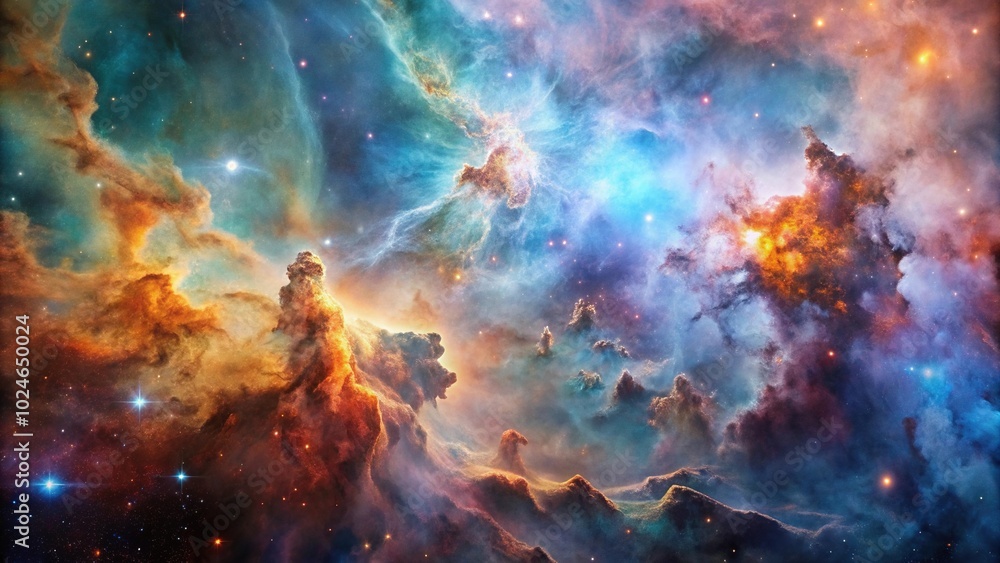 Space background with cosmic clouds in the Carina Nebula Space background with cosmic clouds in the Carina Nebula