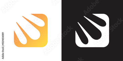 Comet meteor logo vector icon illustration design