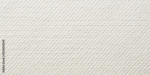 A Detailed Closeup of a White Canvas Texture with Subtle Diagonal Weave Patterns