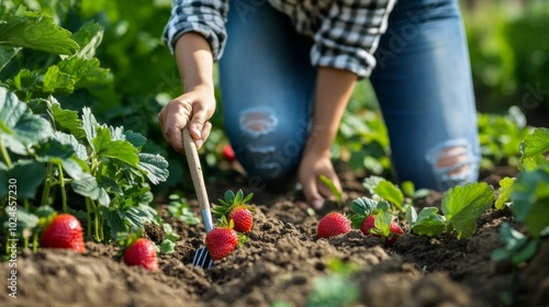 Harvest awaits in the garden.