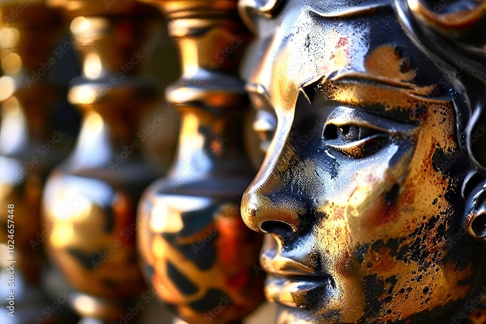 Obraz premium decor delight a close up of a decorative item such as a vase or