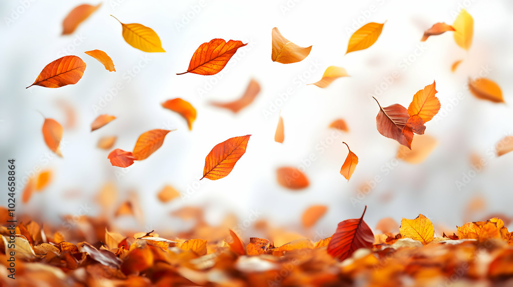autumn leaves on the grass autumn leaves on the grass