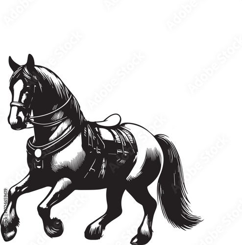 Cheval Canadian Vector