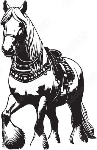 Cheval Canadian Vector