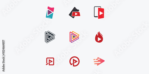 Star Logo Design isolated on white background