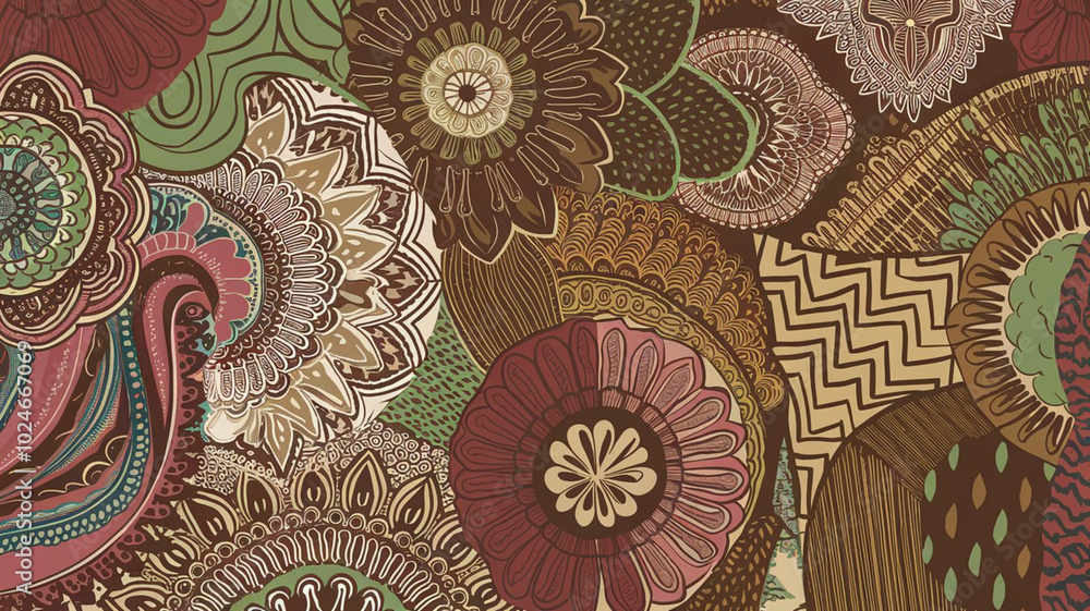 pattern with paisley pattern with paisley