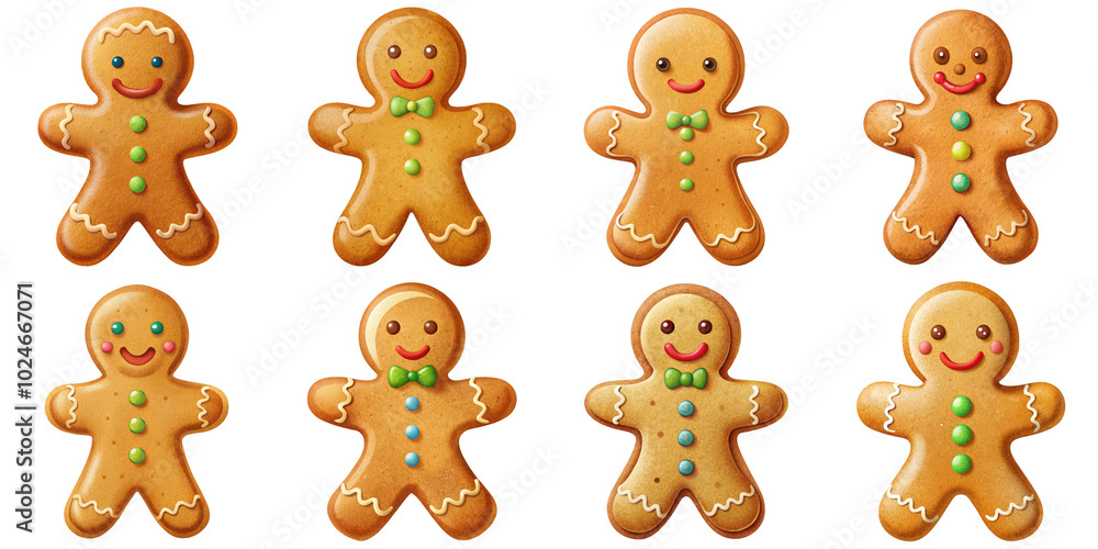 Cartoon illustration set of gingerbread with Grainy Textures. isolate on a white background. PNG
Cartoon illustration set of gingerbread with Grainy Textures. isolate on a white background. PNG