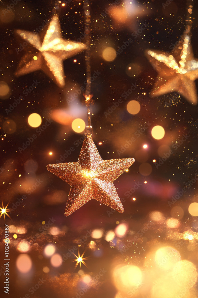 Star-shaped lights float gently across a glowing golden background, the bokeh effect blurring the space into a dreamlike glow. Light orbs of various sizes drift in the background, adding depth and Star-shaped lights float gently across a glowing golden background, the bokeh effect blurring the space into a dreamlike glow. Light orbs of various sizes drift in the background, adding depth and
