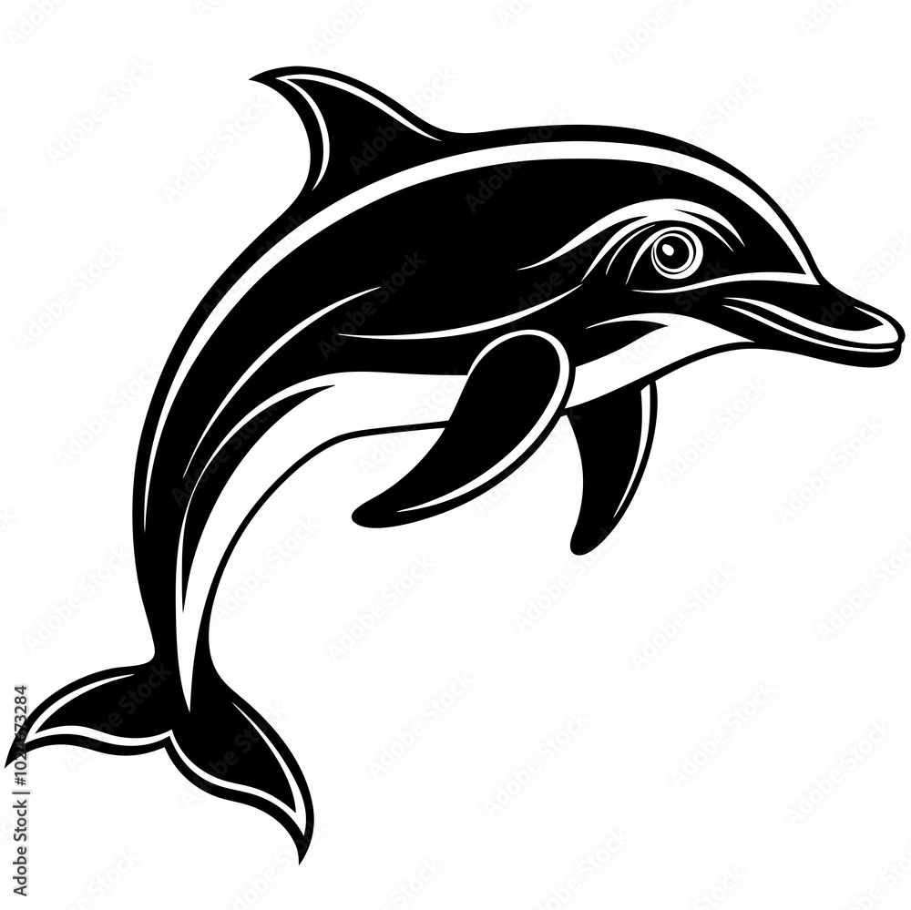 Obraz premium dolphin illustration