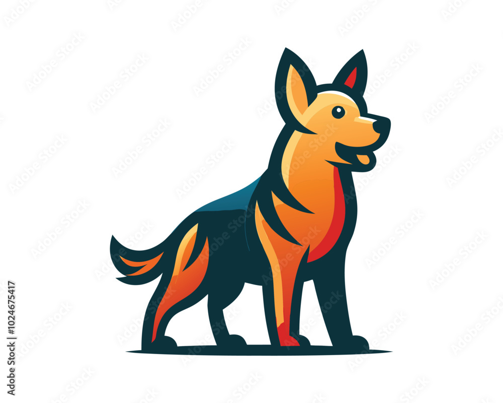 Dog logo design icon vector illustration Dog logo design icon vector illustration