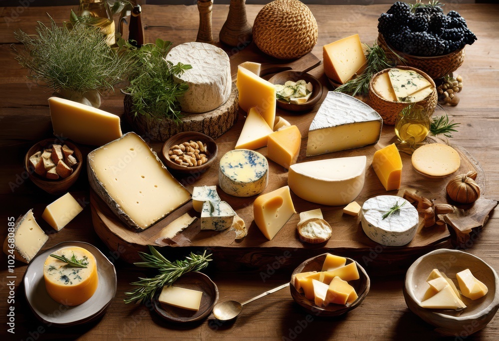 delectable selection fine cheeses artisan diverse colors shapes ideal gourmet spread, gouda, cheddar, brie, camembert, roquefort, blue, feta, swiss delectable selection fine cheeses artisan diverse colors shapes ideal gourmet spread, gouda, cheddar, brie, camembert, roquefort, blue, feta, swiss