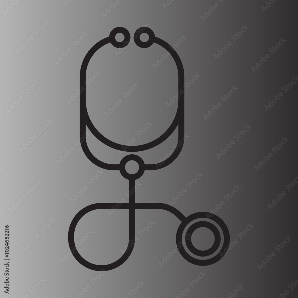 Doctor's StethoscopeIcon Design Doctor's StethoscopeIcon Design