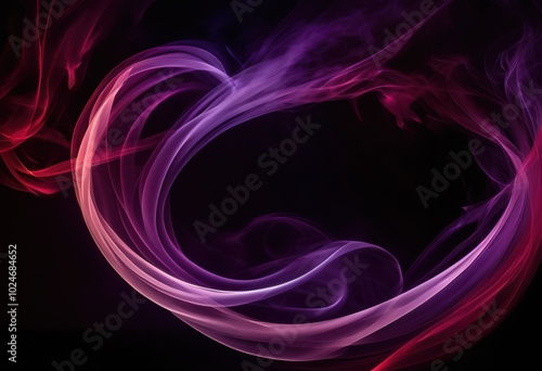 elegant smoke swirls twirling dimly lit space creating mystic patterns subtle curves airy environment, cloud, fog, mist, vapor, texture, flow, shape