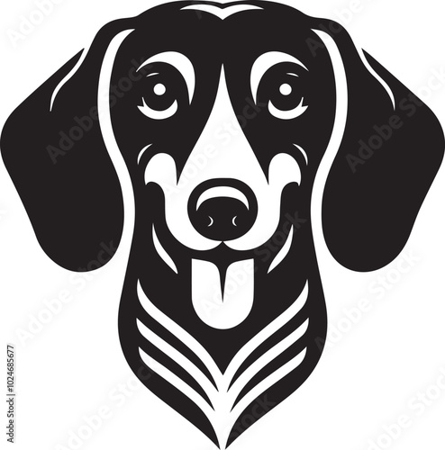 Dachshund dog cute vector