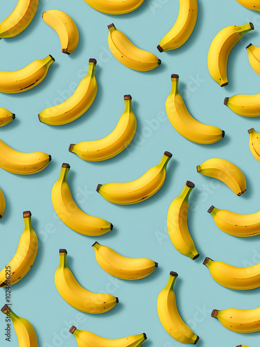 Pattern of bananas