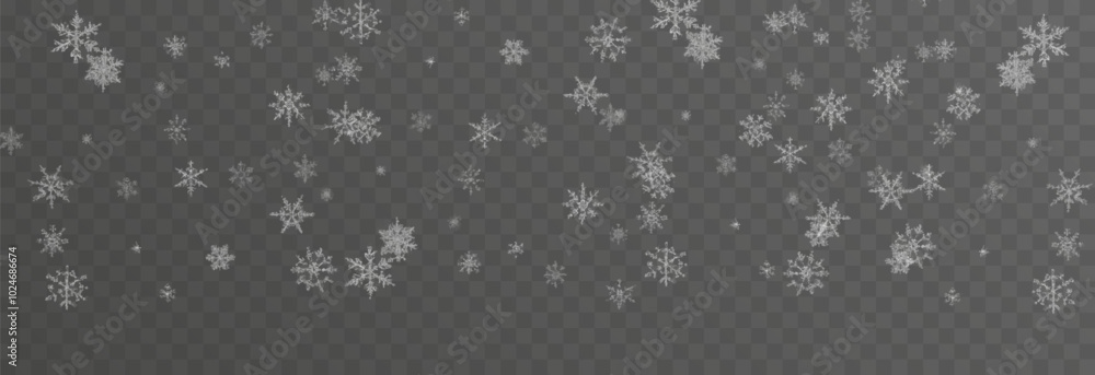 Vector snow falling from above. Snowfall on isolated transparent background. Christmas or winter background. Snow or snowflakes png. Vector snow falling from above. Snowfall on isolated transparent background. Christmas or winter background. Snow or snowflakes png.