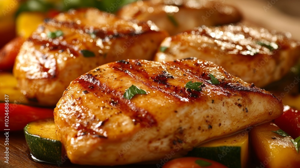 Grilled chicken with veggies Grilled chicken with veggies