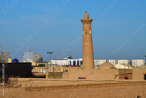 Khiva cityscape , Uzbekistan photo