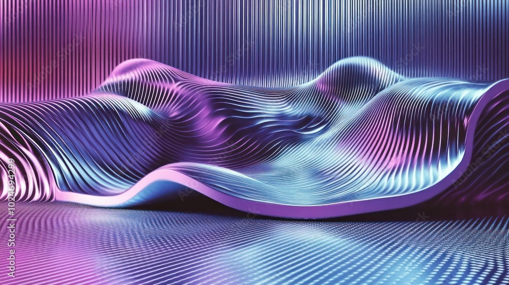Abstract digital landscape with flowing curves and vibrant colors. Abstract digital landscape with flowing curves and vibrant colors.