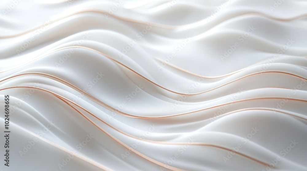 A flowing fabric with soft curves and subtle lines, creating a serene and elegant visual effect. A flowing fabric with soft curves and subtle lines, creating a serene and elegant visual effect.