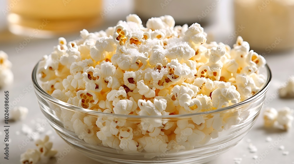 bowl of popcorn on the table bowl of popcorn on the table