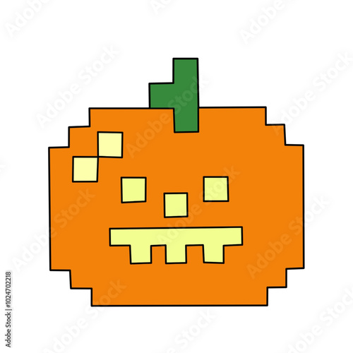 scary face shaped pumpkins for halloween