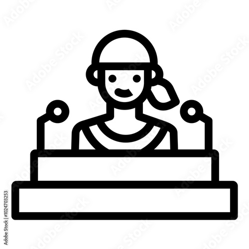 Woman Anchor Icon