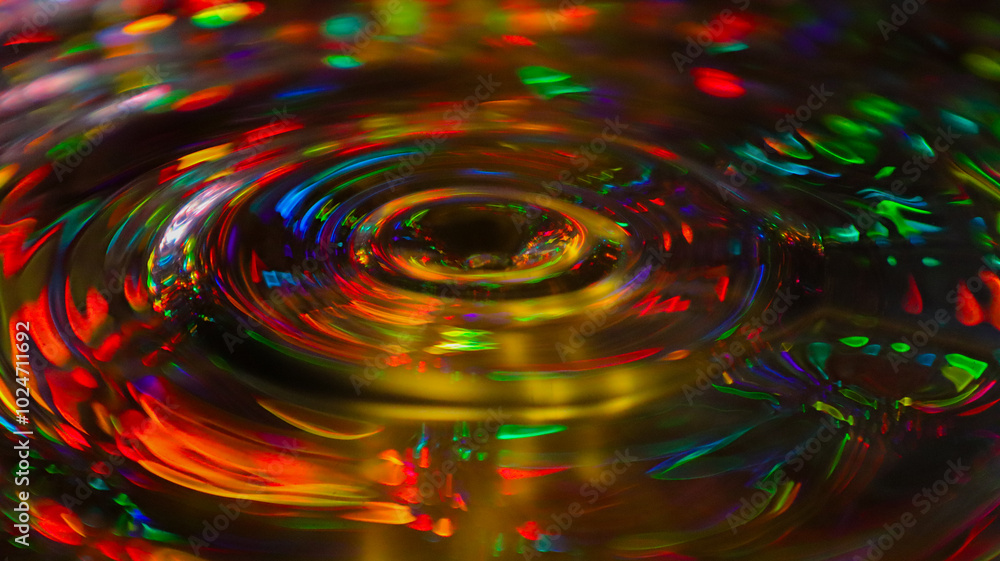 A stunning indoor shot captures a water droplet, its surface reflecting intricate patterns and light. The interplay of color and detail transforms simplicity into art. A stunning indoor shot captures a water droplet, its surface reflecting intricate patterns and light. The interplay of color and detail transforms simplicity into art.