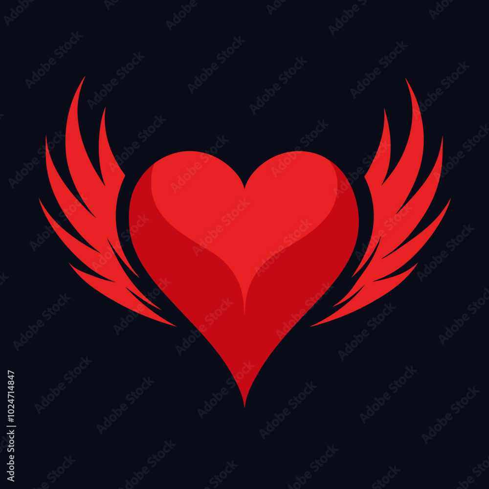 a red heart make up of feathers a red heart make up of feathers