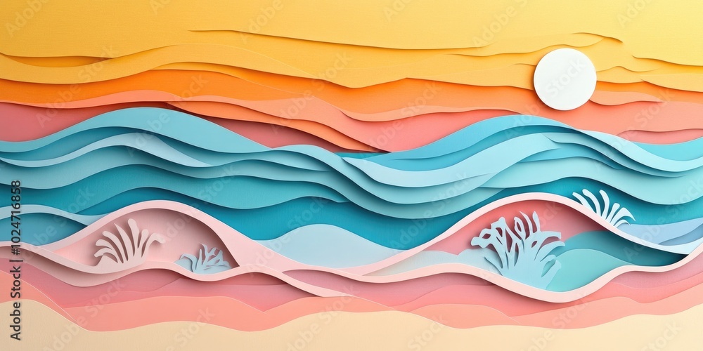 The coastal waves are crystal clear, revealing the sand beneath, Clear coastal waves revealing sandy ocean floor The coastal waves are crystal clear, revealing the sand beneath, Clear coastal waves revealing sandy ocean floor