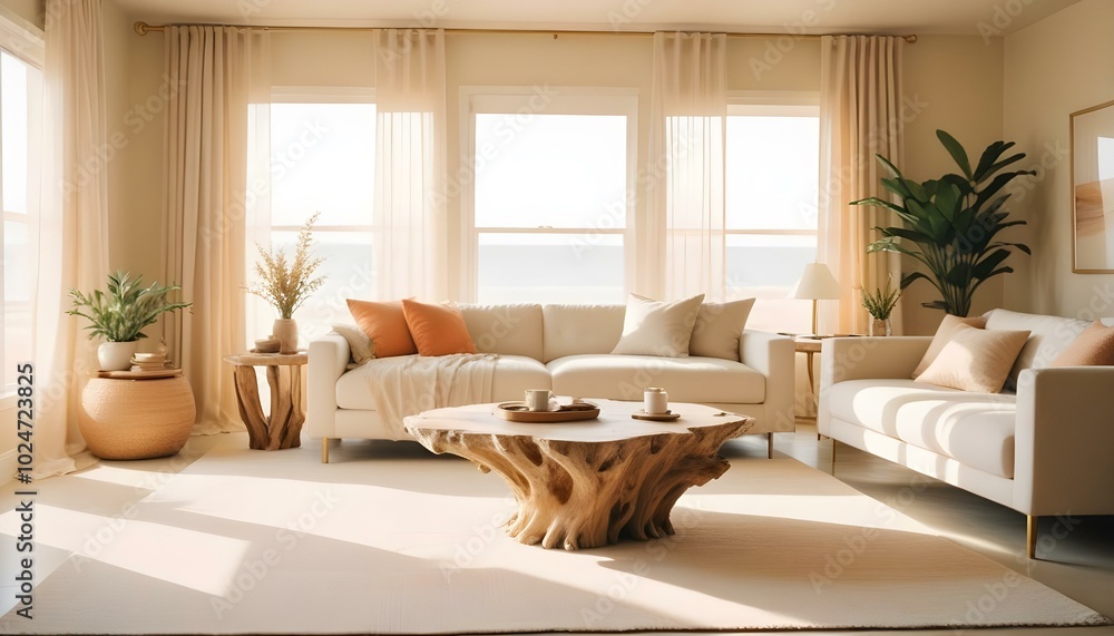 Gold coastal view interior design living room Gold coastal view interior design living room