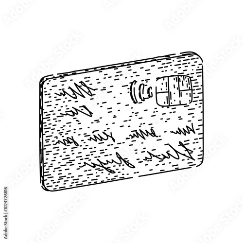 cashback credit card hand drawn. rewards debt, issuer transaction, security fraud cashback credit card vector sketch. isolated black illustration