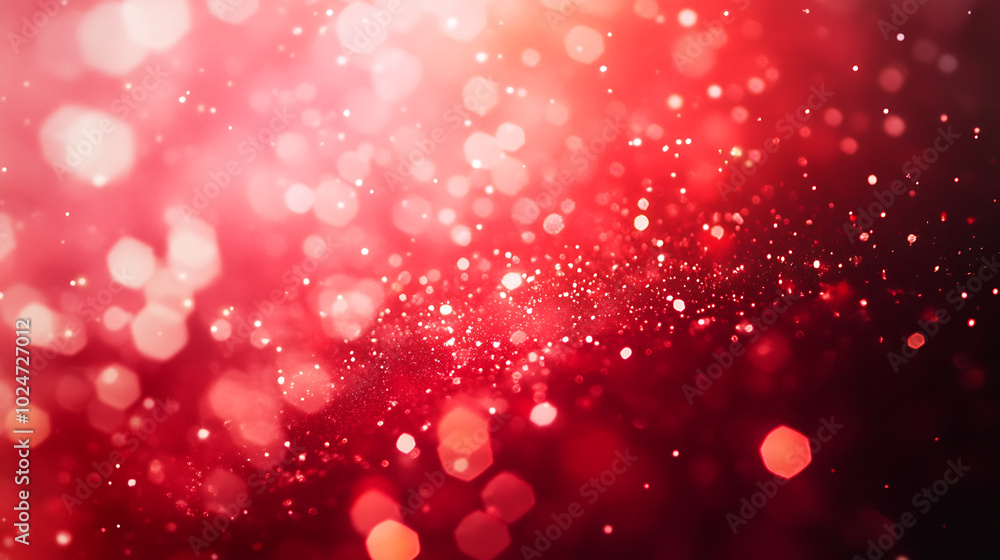 Sparkling red lights create festive and vibrant background full of texture Sparkling red lights create festive and vibrant background full of texture