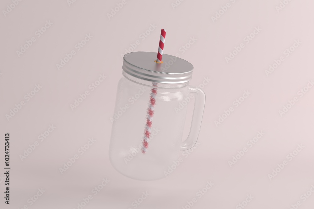 Realistic Mason Drinking Glass Jar Mockup for Customizable Branding Presentations Realistic Mason Drinking Glass Jar Mockup for Customizable Branding Presentations