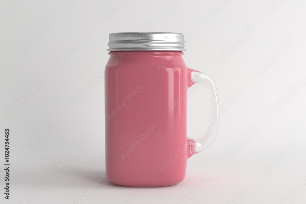 Realistic Mason Drinking Glass Jar Mockup for Customizable Branding Presentations Realistic Mason Drinking Glass Jar Mockup for Customizable Branding Presentations