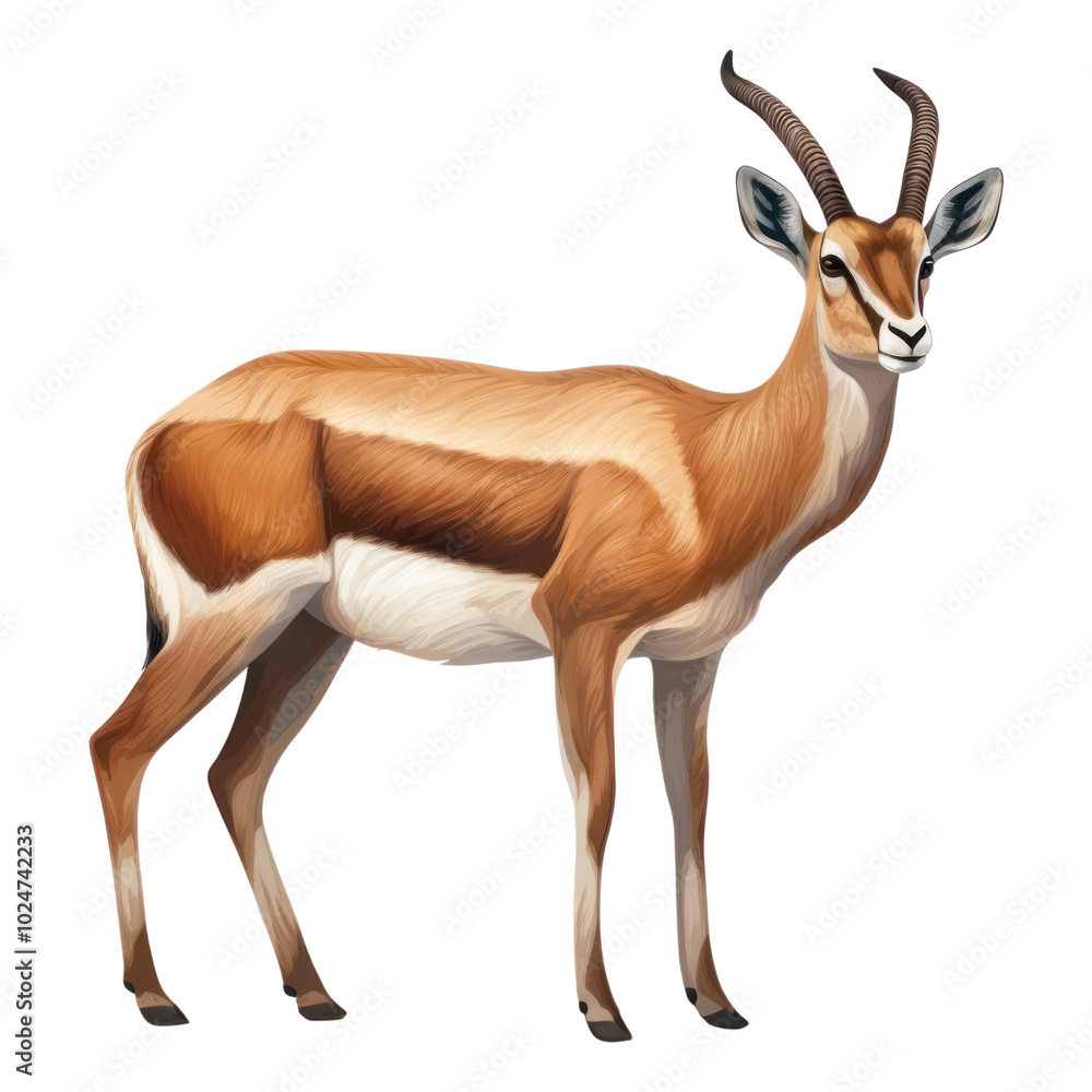 Fototapeta premium Wildlife animal mammal herbivorous.