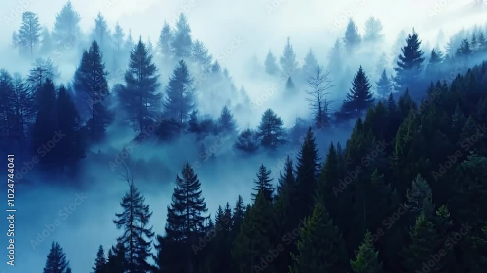 Misty Mountain Majesty: An ethereal landscape photograph showcasing a dense evergreen forest shrouded in a mystical fog, evoking serenity and wonder. Misty Mountain Majesty: An ethereal landscape photograph showcasing a dense evergreen forest shrouded in a mystical fog, evoking serenity and wonder.