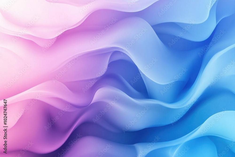 Soft blue and purple background with flowing shapes creates calming and serene atmosphere. gentle waves evoke sense of tranquility and elegance Soft blue and purple background with flowing shapes creates calming and serene atmosphere. gentle waves evoke sense of tranquility and elegance