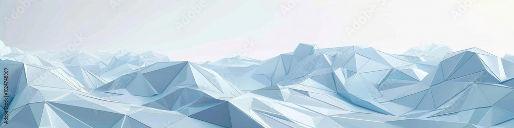 Abstract background with blue and white low-poly shapes, vector illustration Abstract background with blue and white low-poly shapes, vector illustration