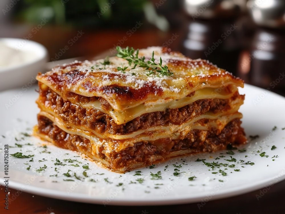 delicious traditional italian lasagna layered with rich bolognese sauce, beautifully presented with vibrant colors and textures that highlight its gourmet appeal and authenticity in italian cuisine delicious traditional italian lasagna layered with rich bolognese sauce, beautifully presented with vibrant colors and textures that highlight its gourmet appeal and authenticity in italian cuisine