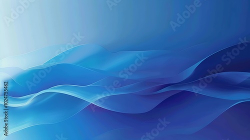 Design a modern and clean vector background using a gradient mesh technique blending light blue at the top left corner into dark blue at the bottom right corner for graphic resources